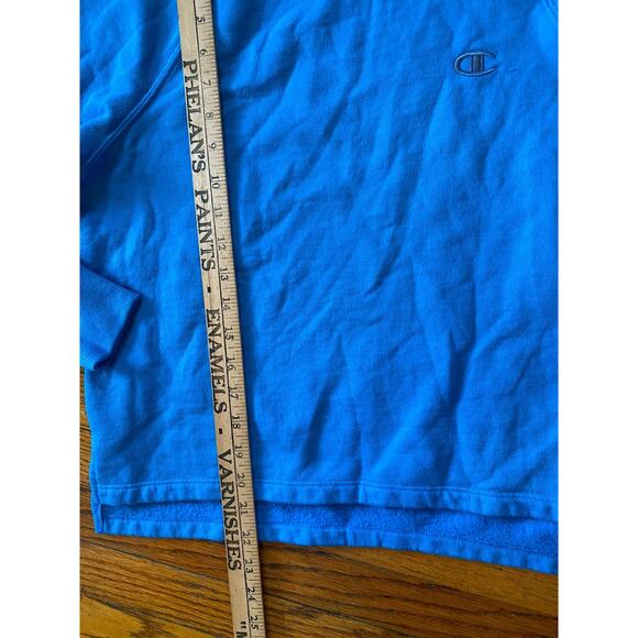 Champion Athletic Mock Neck Sweatshirt Women’s Small Blue - Picture 7 of 7